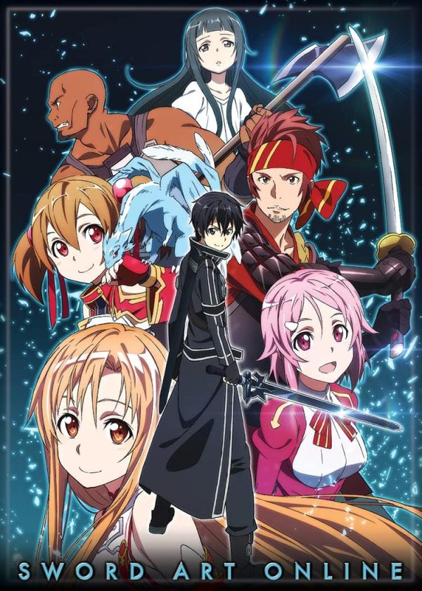 MAGNET Sword Art Online Group Poster Night Cheap