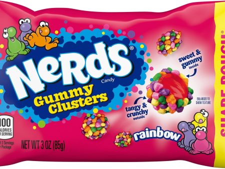 Nerds Gummy Clusters Rainbow 3 oz on Sale