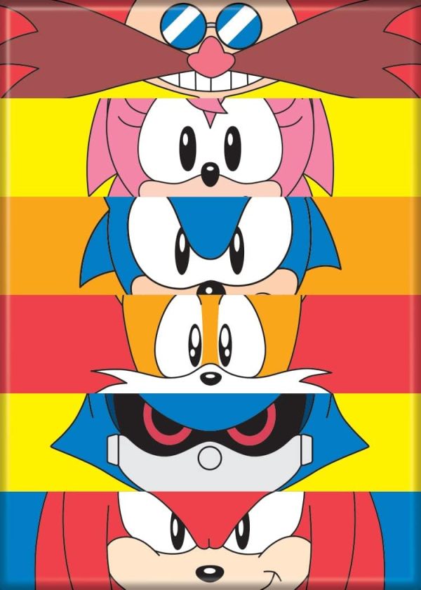 MAGNET Sonic Amy Rose Tails Knuckles Dr. Eggman Cheap