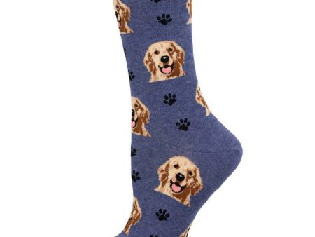 Who s A Good Boy Women s Crew Socks Denim Heather For Sale