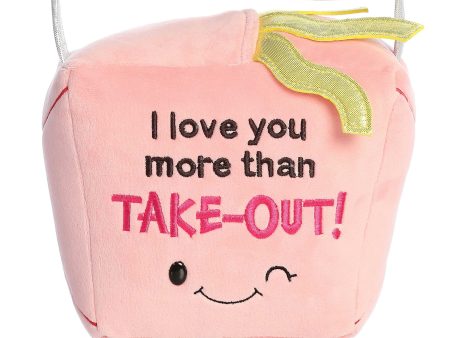 I Love You More Than Takeout Plush 9  Discount