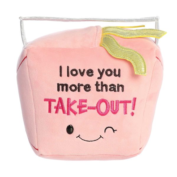 I Love You More Than Takeout Plush 9  Discount