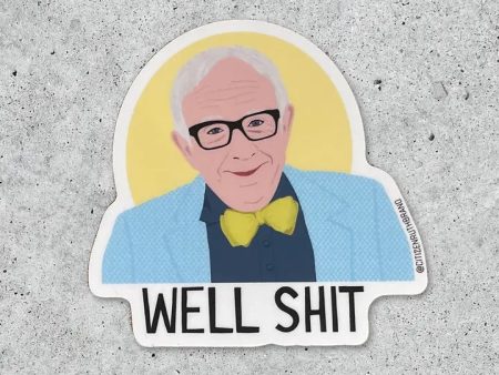 Leslie Jordan Well Shit Vinyl Sticker Online Hot Sale