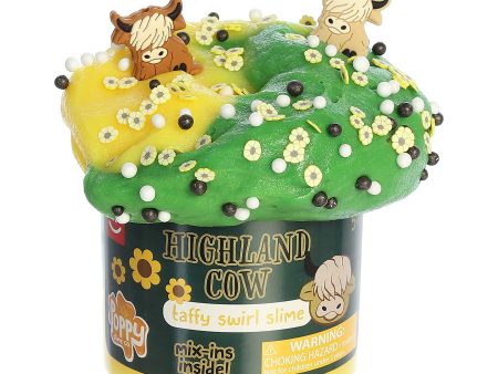 Highland Cow Taffy Swirl Slime Online Sale