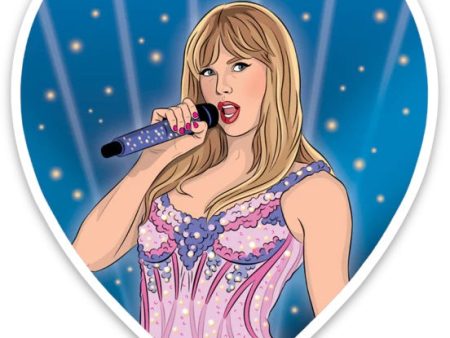 Taylor Swift Greatest Era Heart Die Cut Sticker Cheap