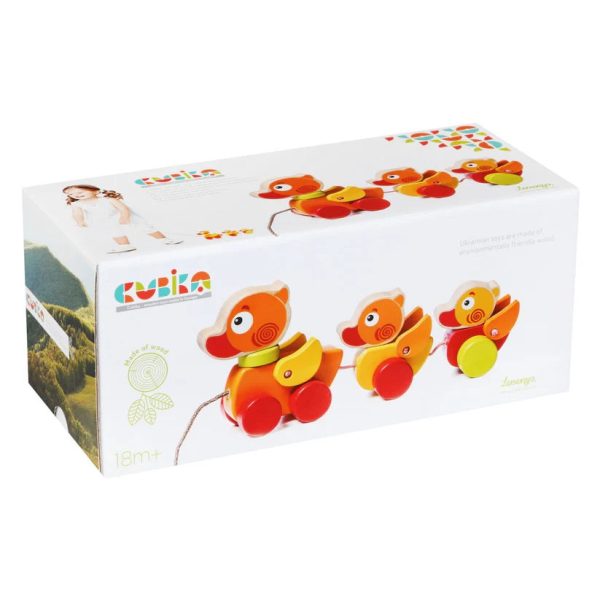 Cubika Wooden Walk Along Ducks Online now