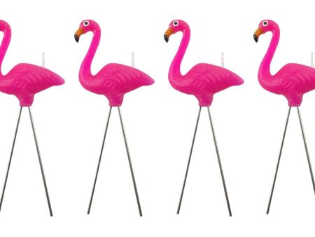 Flamingo Candles 4 pc Set Online