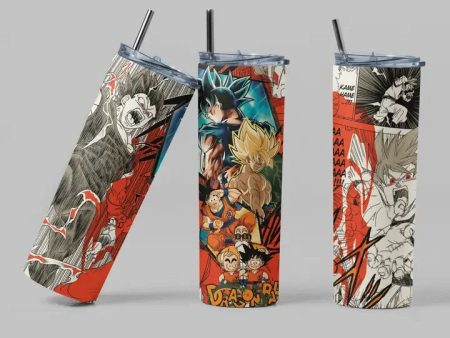 Dragon Ball Z Tumbler Collage 20 oz Cheap