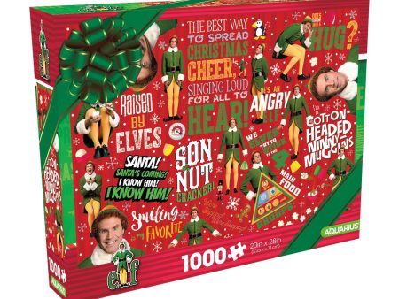 Elf Wrapping Paper Puzzle 1000 pc For Sale