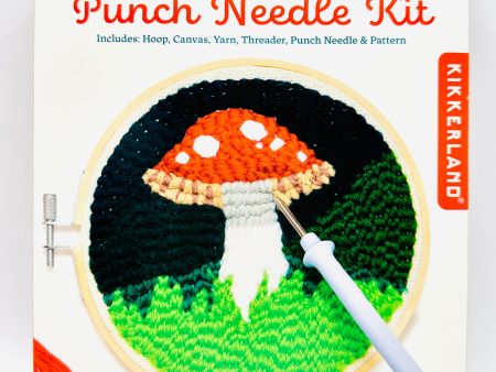 Mushroom Punch Needle Kit Fashion