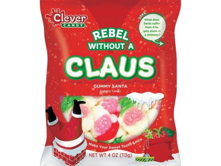 Rebel Without A Claus Gummy Santas 4 oz For Cheap