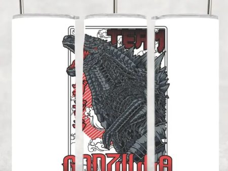 Godzilla Tumbler Red & Black 20 oz Cheap