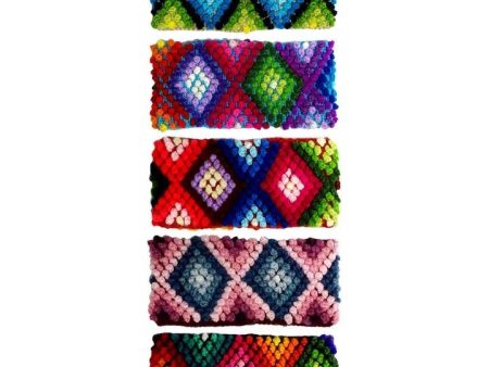 Crochet Diamond Headbands Assorted Hot on Sale