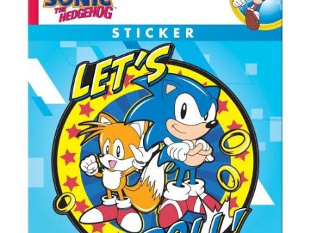 Sonic The Hedgehog Let s Roll Sticker Discount