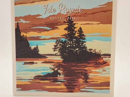 Isle Royale National Park Michigan Coaster Sale