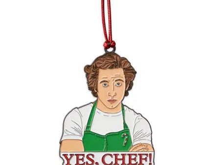 Yes Chef The Bear Enamel Ornament Discount