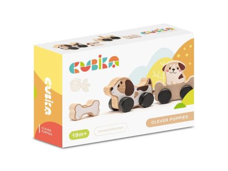 Cubika Wooden Clever Puppies Toy Online Sale