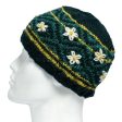 Wool Hat Daisy Flower 18.99 Green For Discount