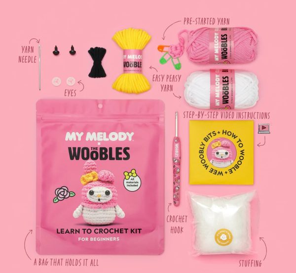 Woobles My Melody Beginner Crochet Kit For Sale