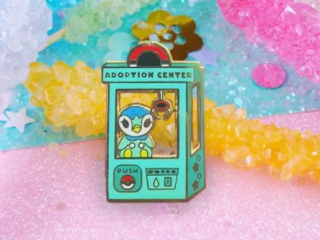 Pokemon Piplup Claw Machine Enamel Pin For Cheap