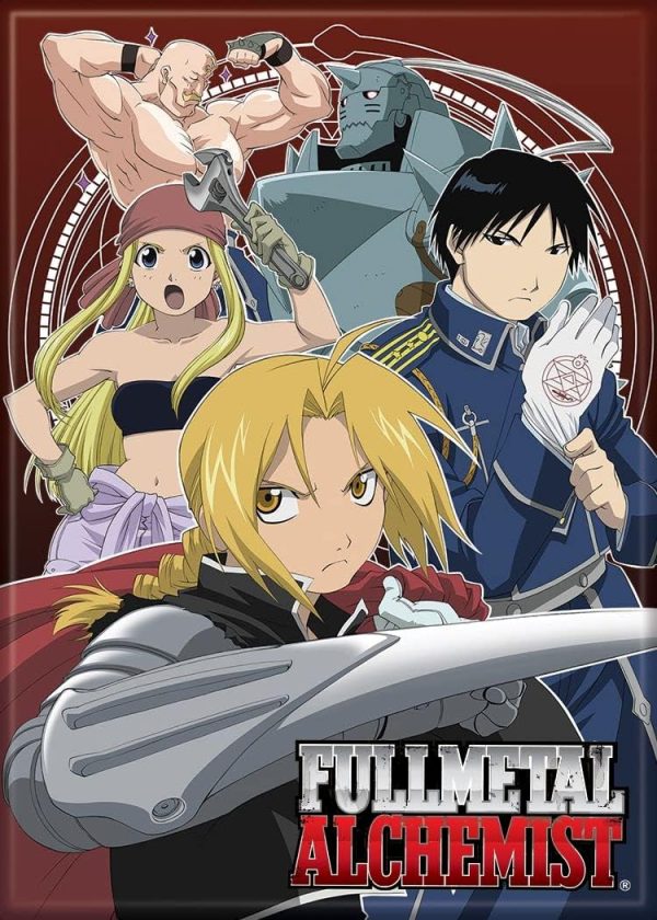 MAGNET Full Metal Alchemist Group Red For Discount