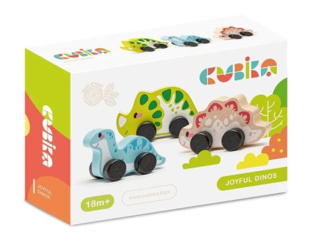 Cubika Wooden Joyful Dinos Set For Discount