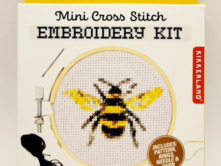 Mini Bee Cross Stitch Embroidery Kit For Discount