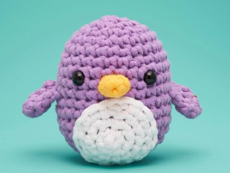 Woobles Pierre The Penguin Purple Beginner Crochet Kit Online