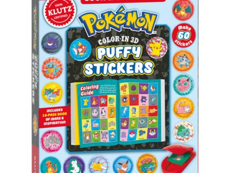 Pokemon Color-In 3D Puffy Stickers Hot on Sale