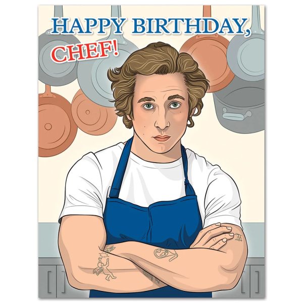 Card Happy Birthday Chef The Bear For Discount