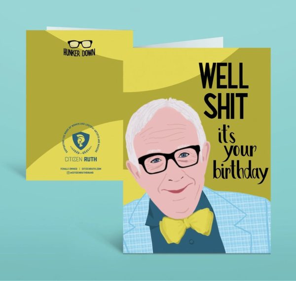 Card Leslie Jordan Well Shit Birthday For Cheap