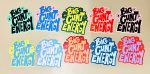 Big Cunt Energy Vinyl Sticker Assorted Colors Fashion