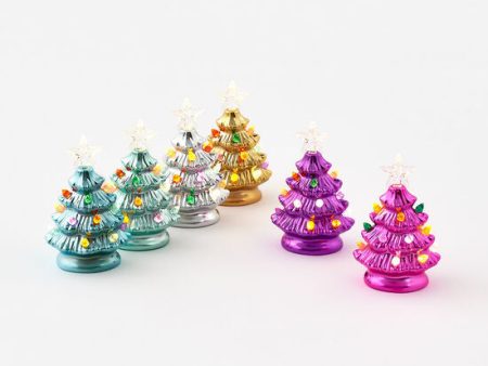 Lighted Ceramic Christmas Tree Assorted Online