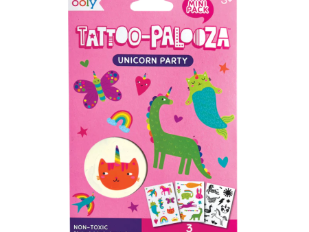 Unicorn Party Mini Tattoo-Palooza Temporary Tattoos For Sale