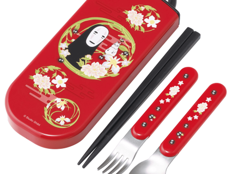 Spirited Away Dark Red Utensil Set No Face Supply