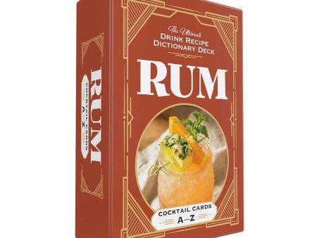 Rum Drink Recipe Dictionary Deck For Discount