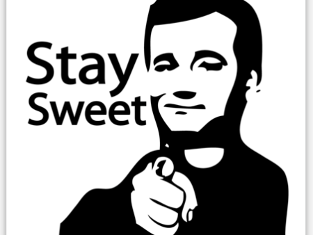 Stay Sweet Vinyl Sticker on Sale