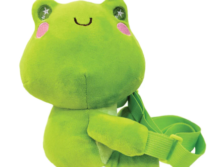 Happy Frog Plush Crossbody Bag Discount