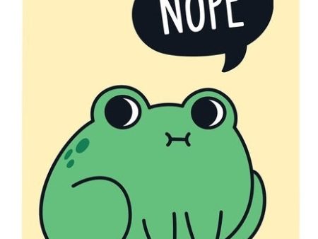 Nope Frog Notebook For Sale