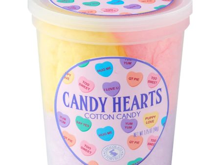 Candy Hearts Valentine Cotton Candy 1.75 oz Online now