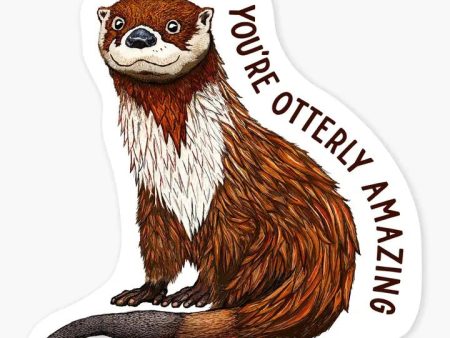 You re Otterly Amazing Sticker Online Sale