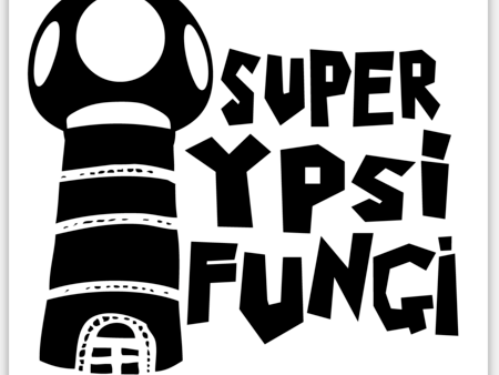 Super Ypsi Fungi Vinyl Sticker on Sale