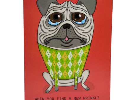 Card Pugs New Wrinkle Birthday Supply