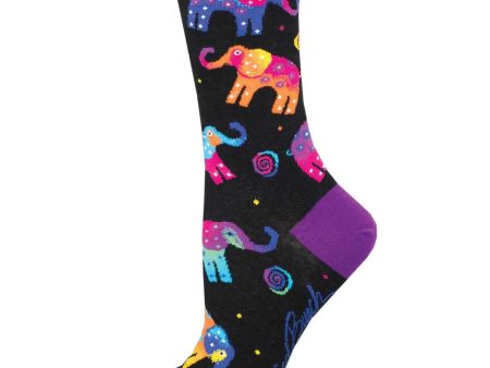 Ellies Women s Crew Socks Black Online Sale