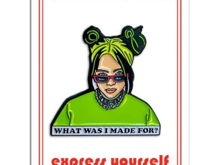 Billie Eilish What Was I Made For Enamel Pin For Sale