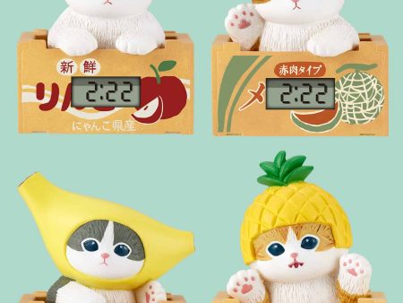 Mofusand Desk Clock Fruit Cat Blind Box Cheap