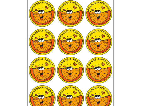 Orange-A-Proud! Orange Candy Scent Scratch n Sniff Stickers Online