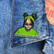 Billie Eilish What Was I Made For Enamel Pin For Sale