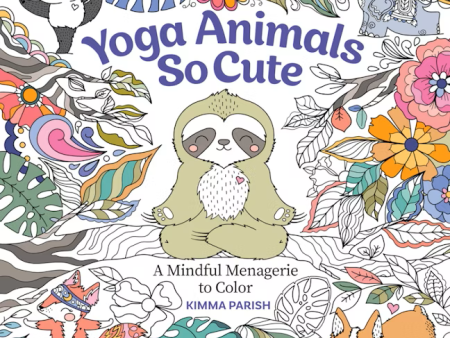 Yoga Animals So Cute Coloring Book Discount