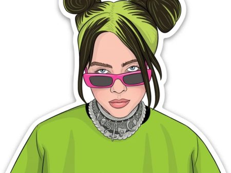 Billie Eilish What Was I Made For Die Cut Sticker Discount